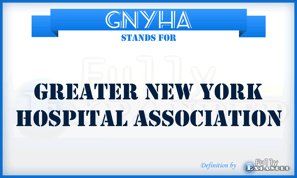 GNYHA - Greater New York Hospital Association