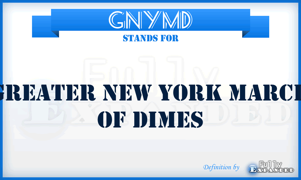 GNYMD - Greater New York March of Dimes