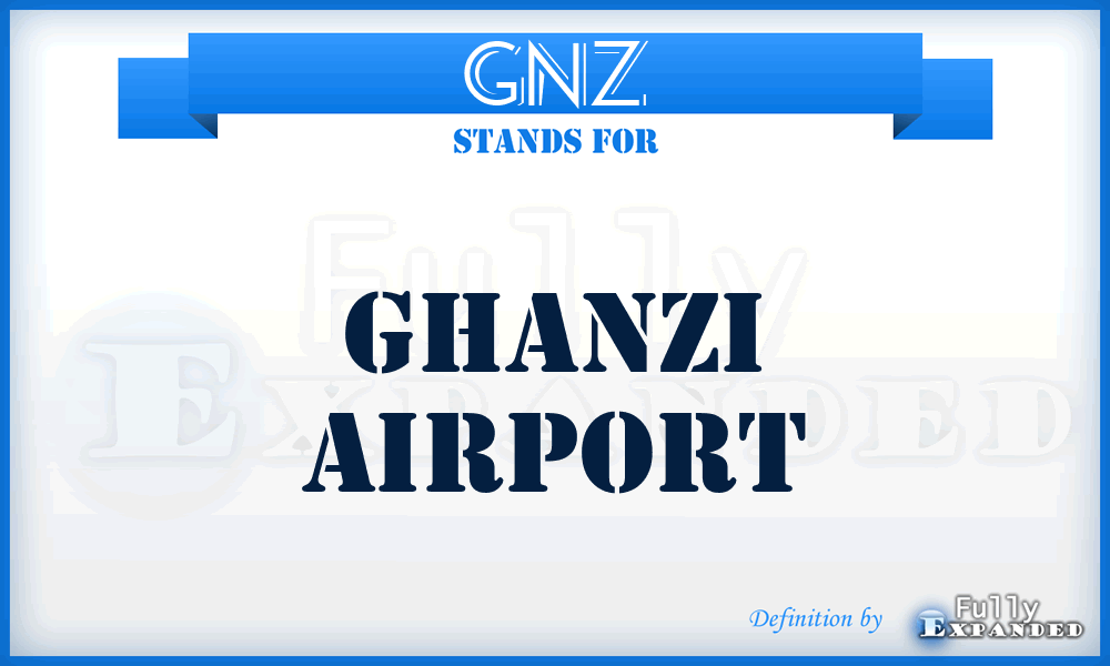 GNZ - Ghanzi airport