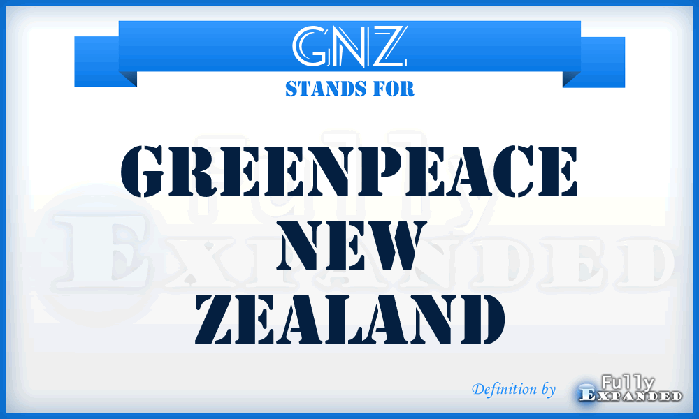 GNZ - Greenpeace New Zealand