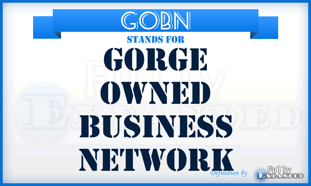 GOBN - Gorge Owned Business Network