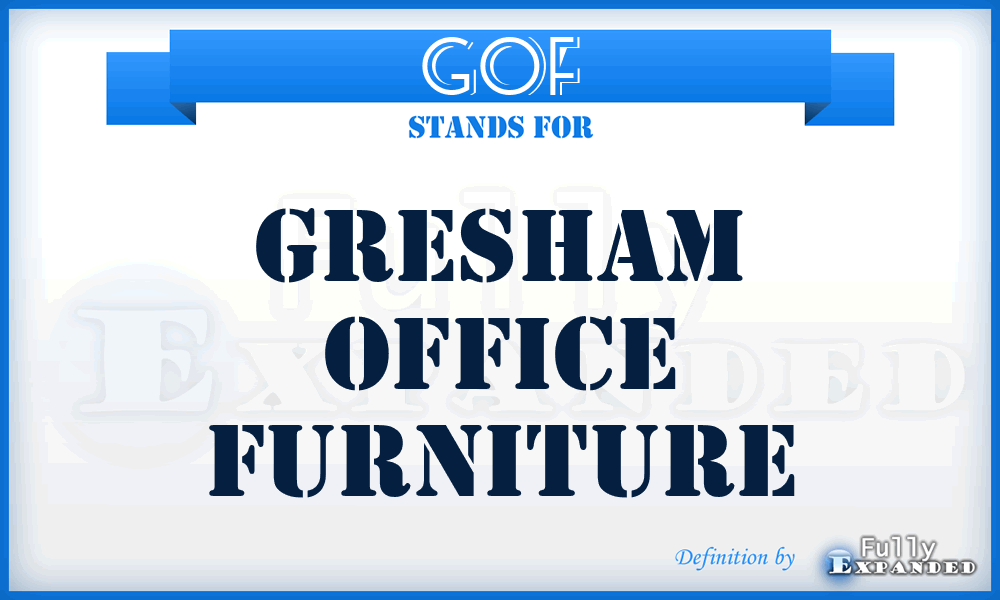 GOF - Gresham Office Furniture
