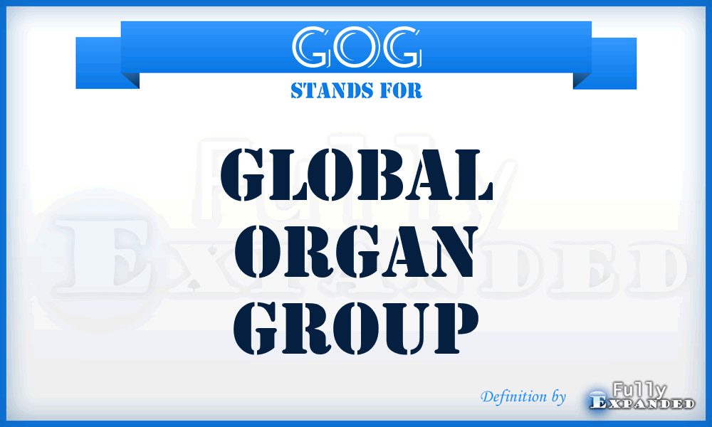 GOG - Global Organ Group