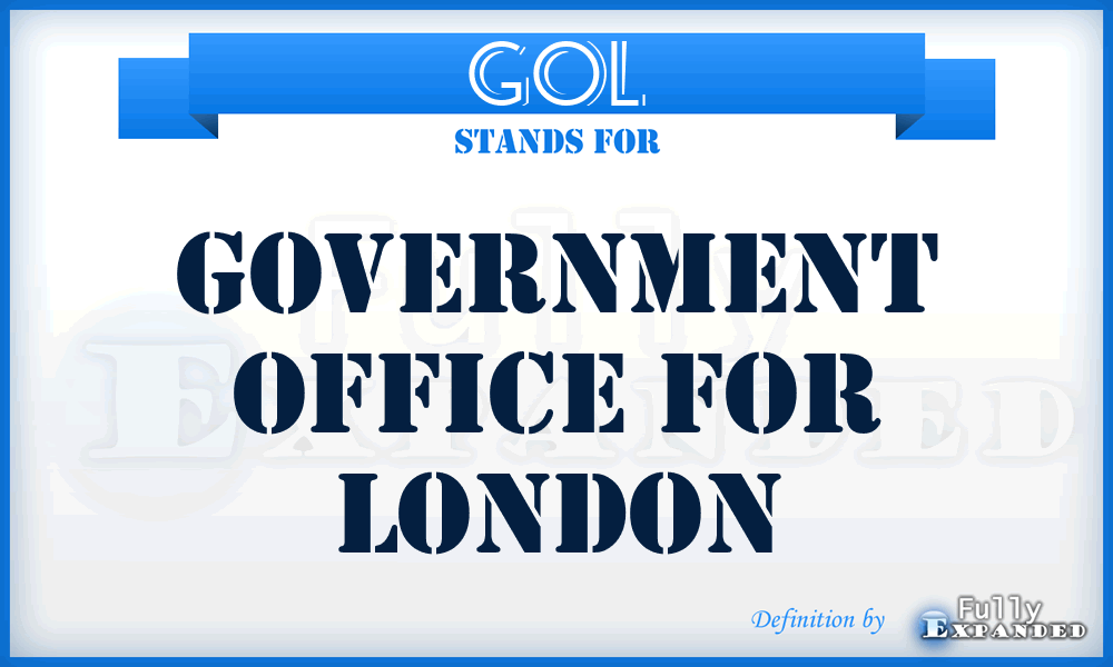 GOL - Government Office for London