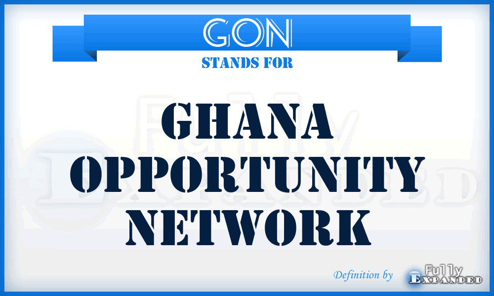 GON - Ghana Opportunity Network