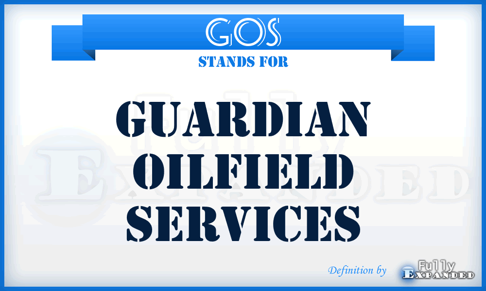 GOS - Guardian Oilfield Services