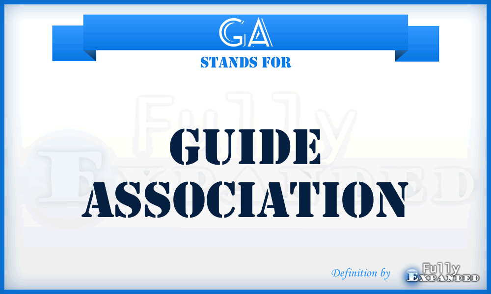 GA - Guide Association