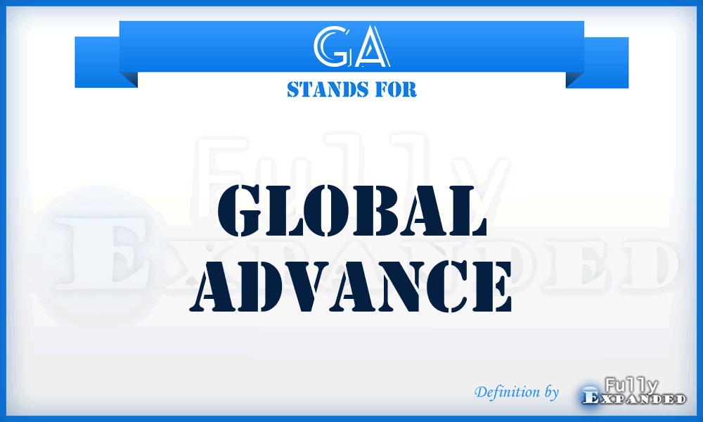 GA - Global Advance