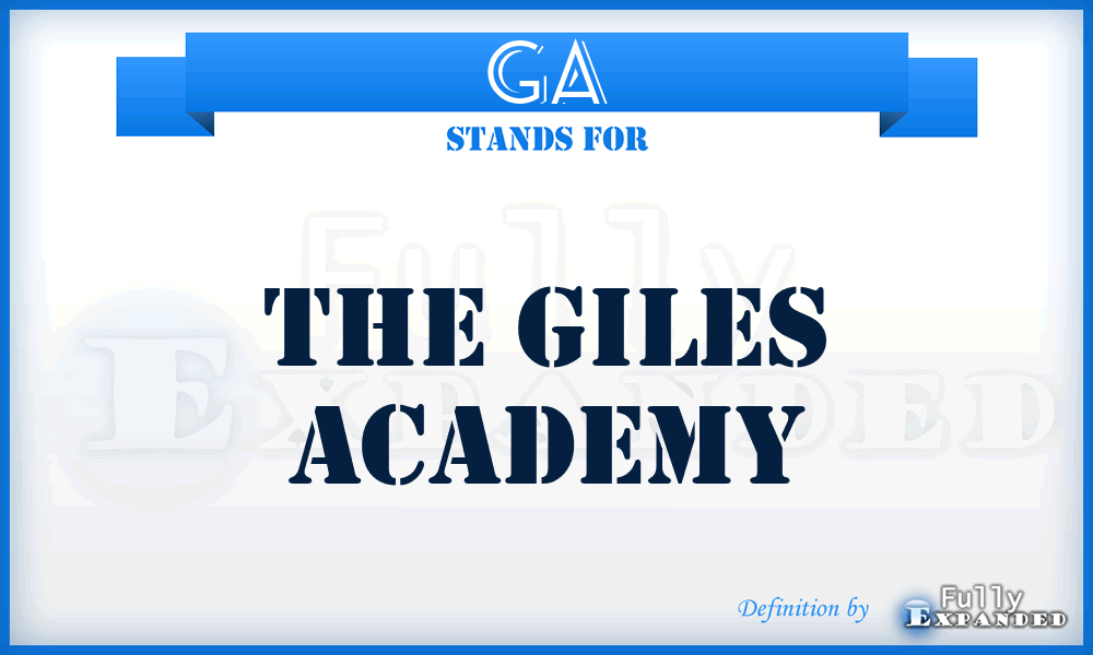GA - The Giles Academy