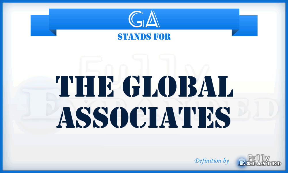 GA - The Global Associates