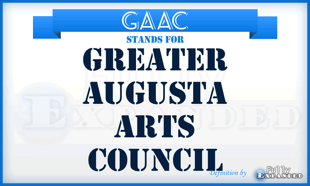 GAAC - Greater Augusta Arts Council