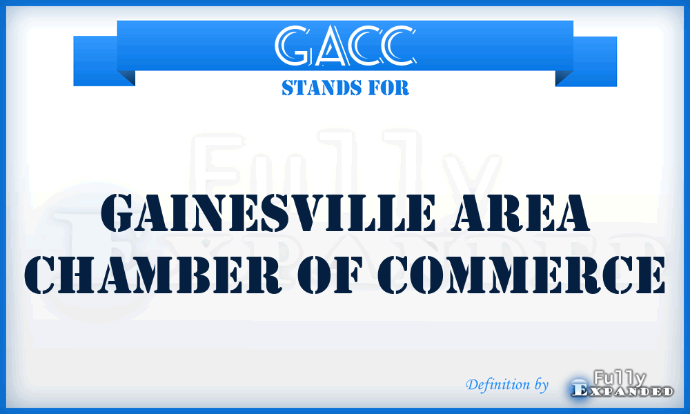 GACC - Gainesville Area Chamber of Commerce