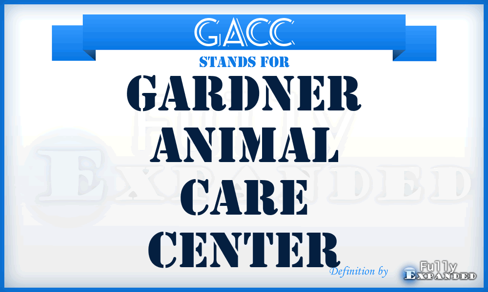 GACC - Gardner Animal Care Center