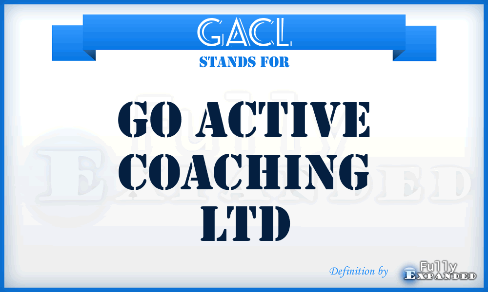 GACL - Go Active Coaching Ltd