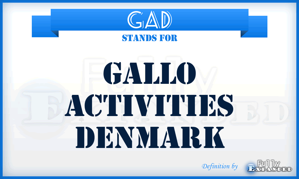GAD - Gallo Activities Denmark