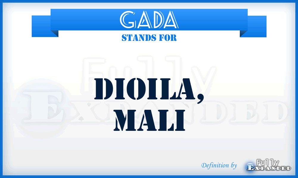 GADA - Dioila, Mali