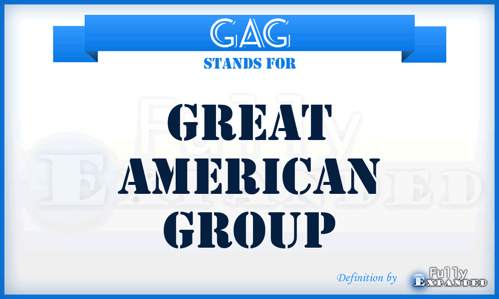 GAG - Great American Group