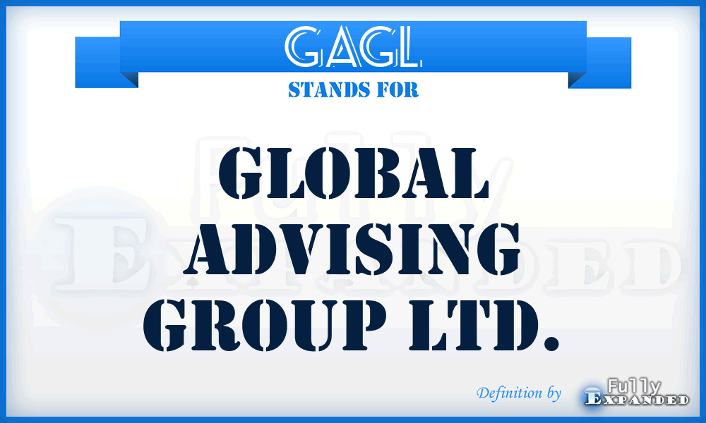 GAGL - Global Advising Group Ltd.