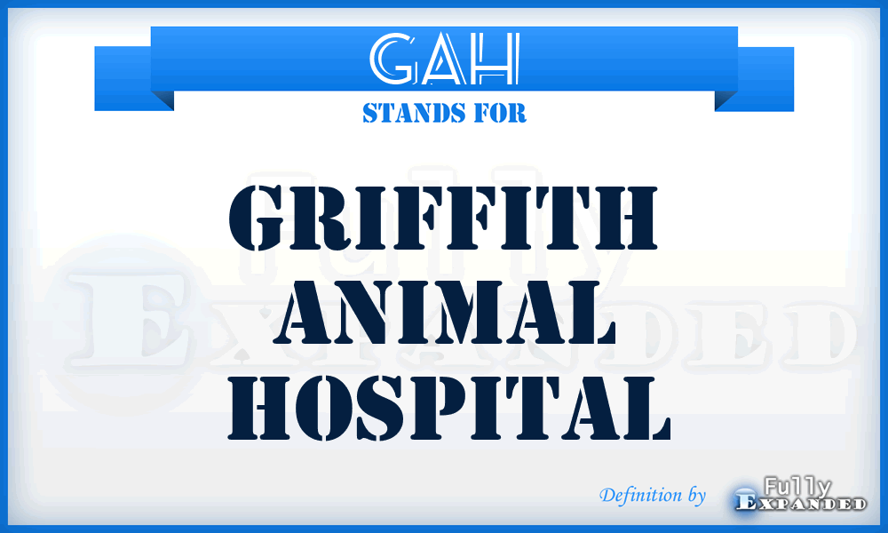 GAH - Griffith Animal Hospital