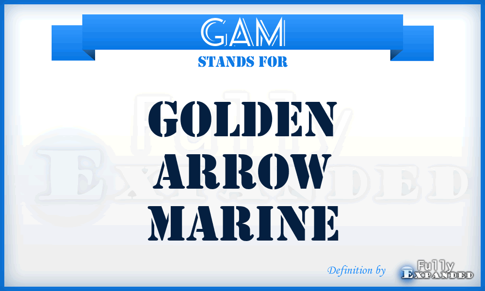 GAM - Golden Arrow Marine