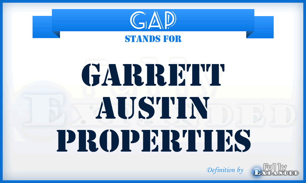 GAP - Garrett Austin Properties