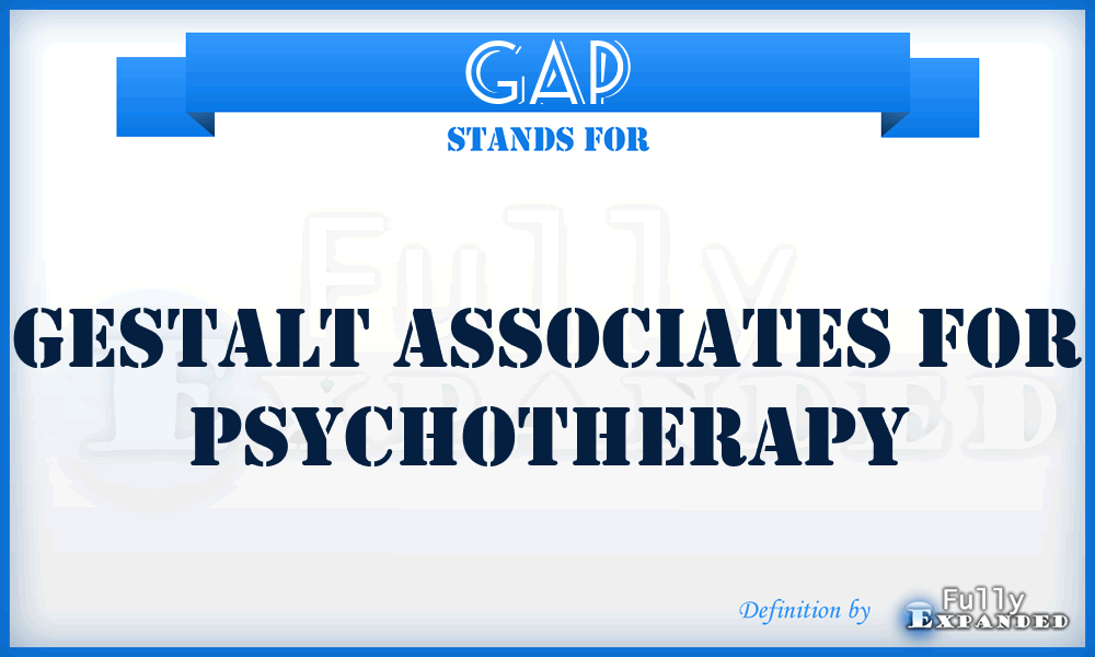 GAP - Gestalt Associates for Psychotherapy