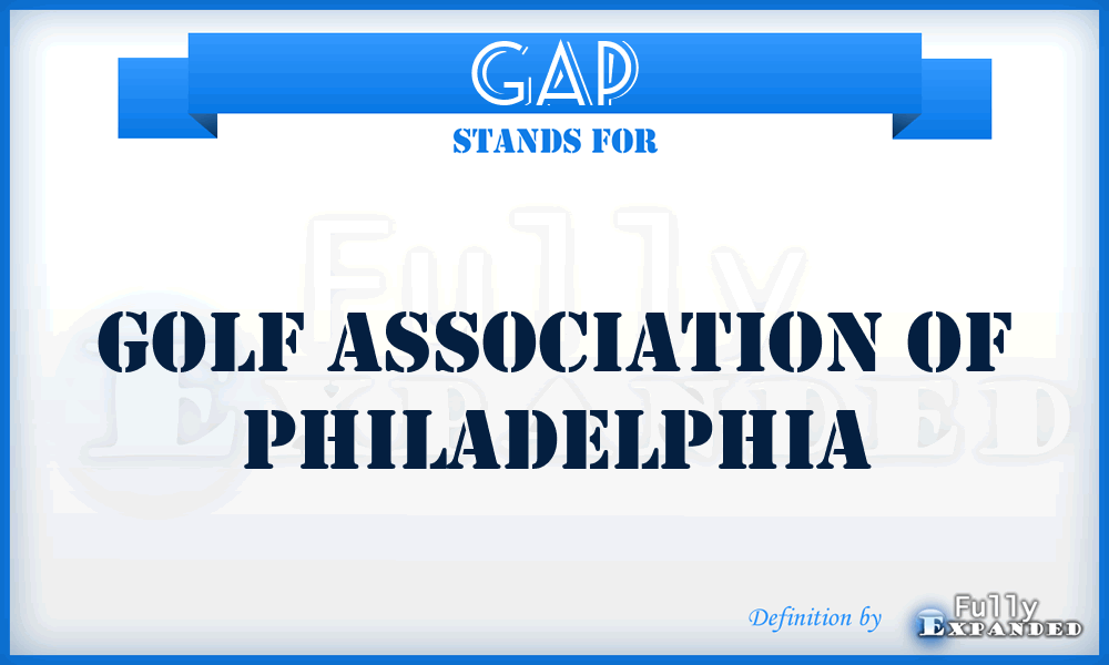 GAP - Golf Association of Philadelphia