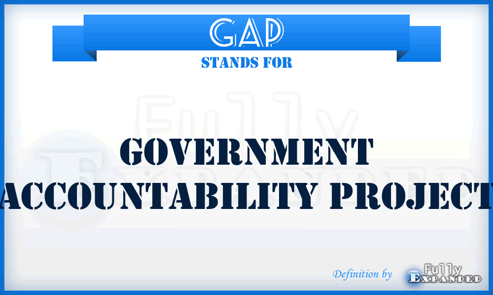 GAP - Government Accountability Project