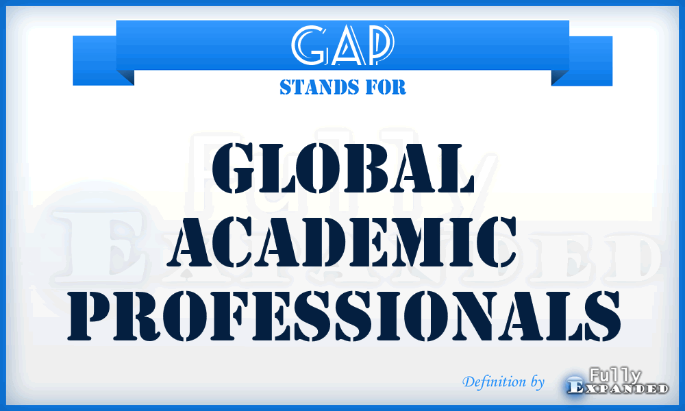 GAP - Global Academic Professionals