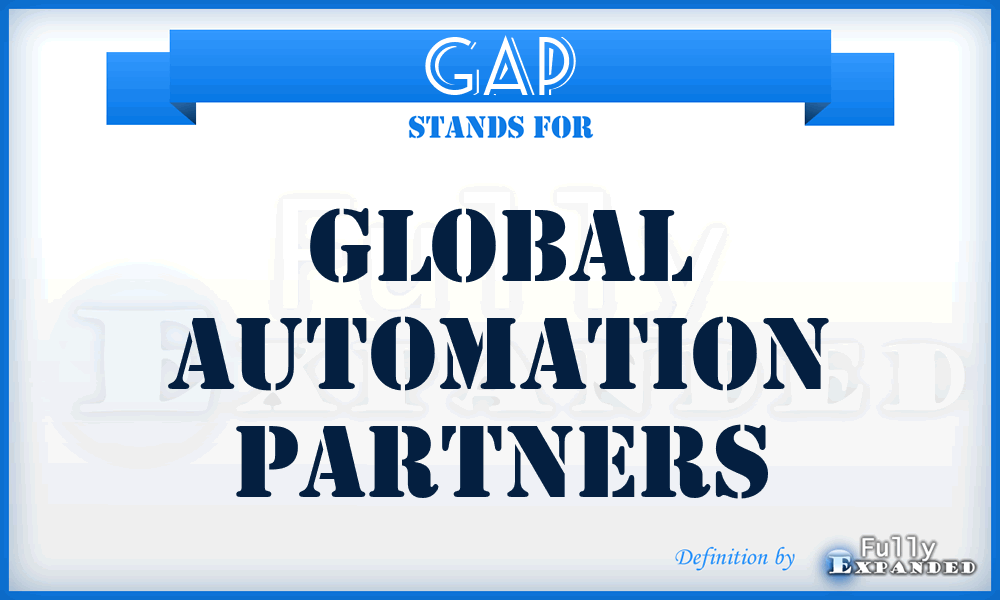GAP - Global Automation Partners
