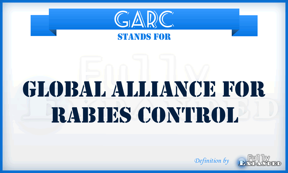 GARC - Global Alliance for Rabies Control