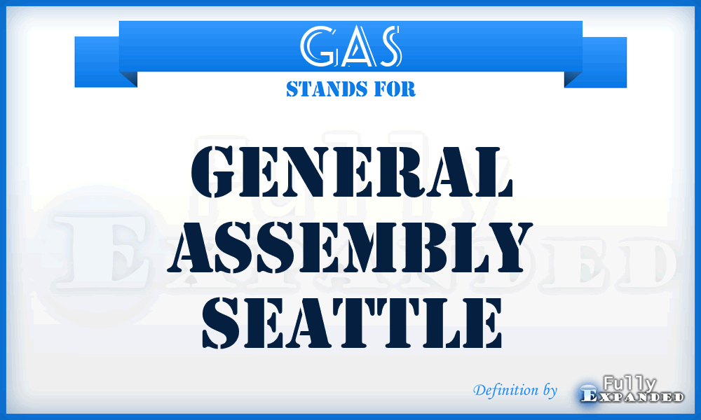 GAS - General Assembly Seattle
