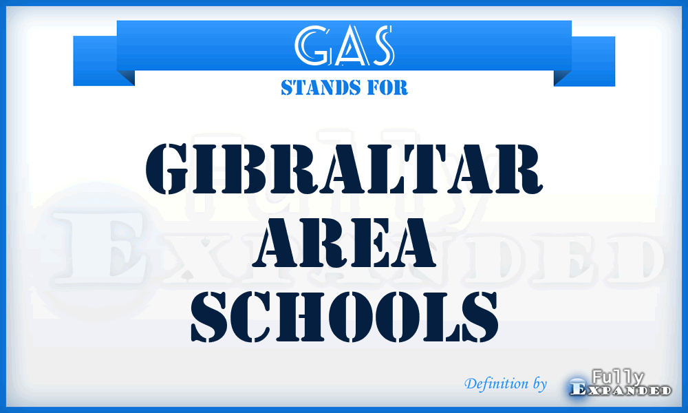 GAS - Gibraltar Area Schools