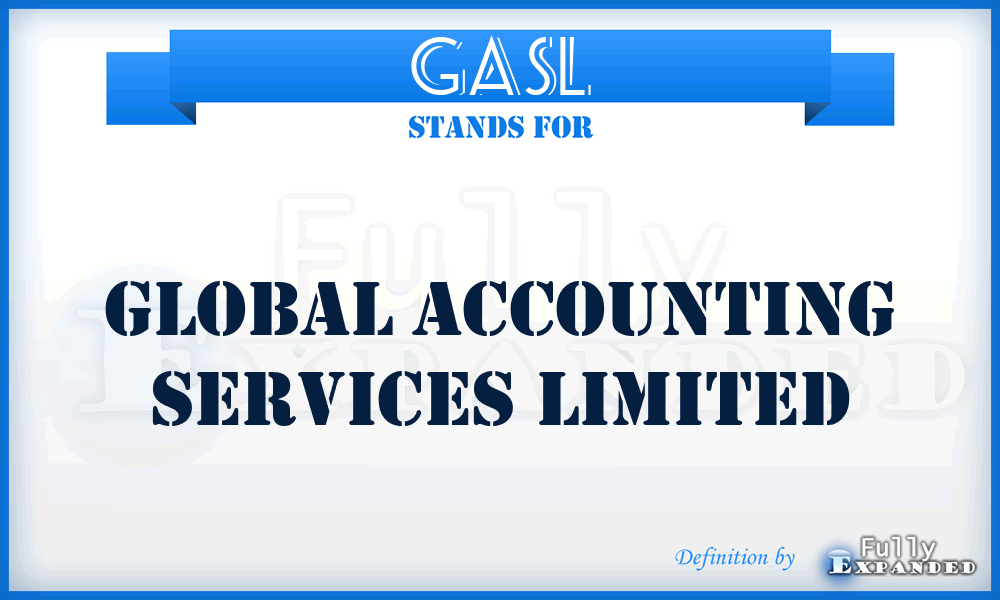 GASL - Global Accounting Services Limited