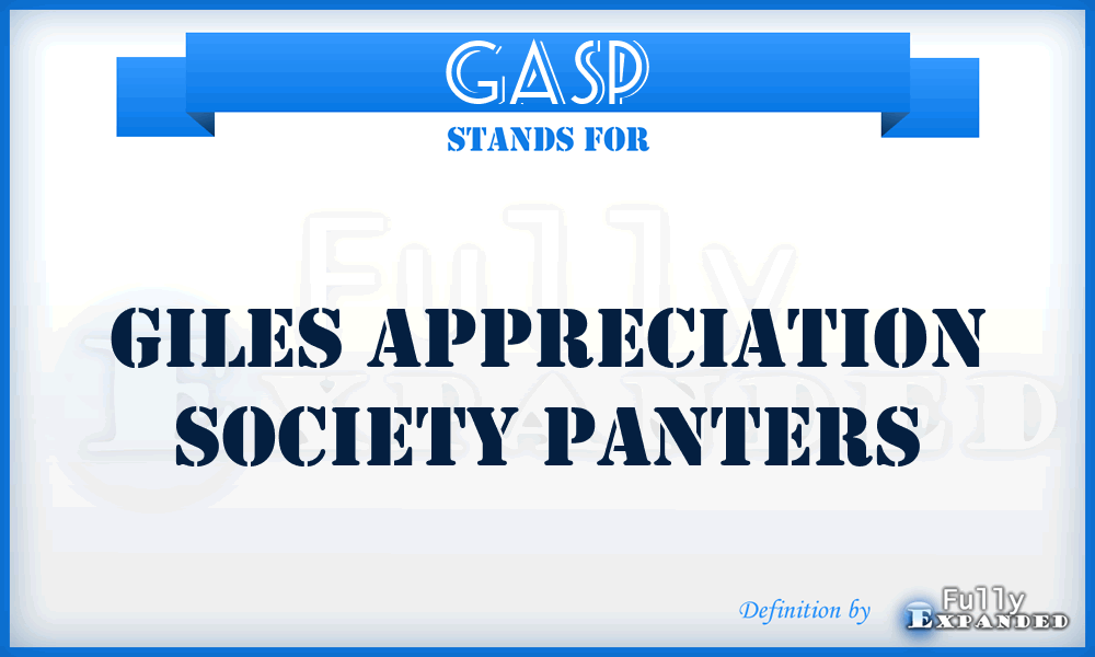 GASP - Giles Appreciation Society Panters