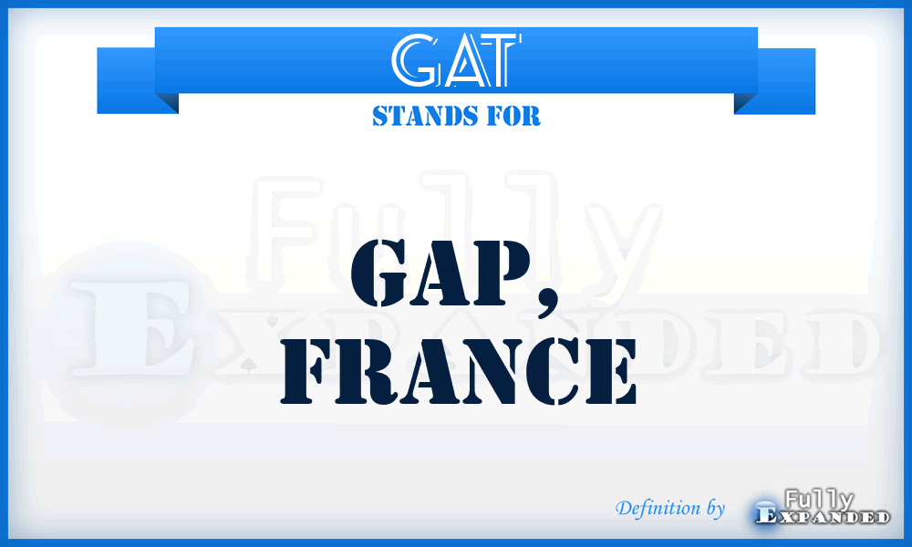 GAT - Gap, France