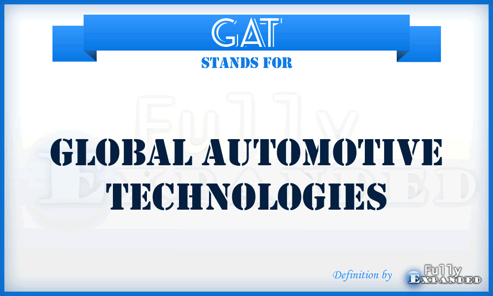 GAT - Global Automotive Technologies