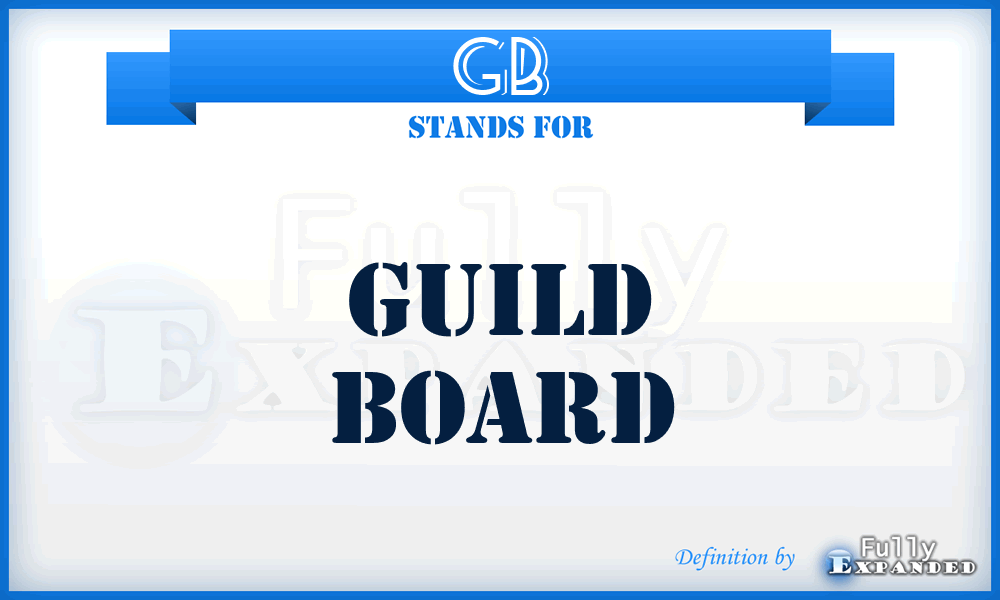 GB - Guild Board