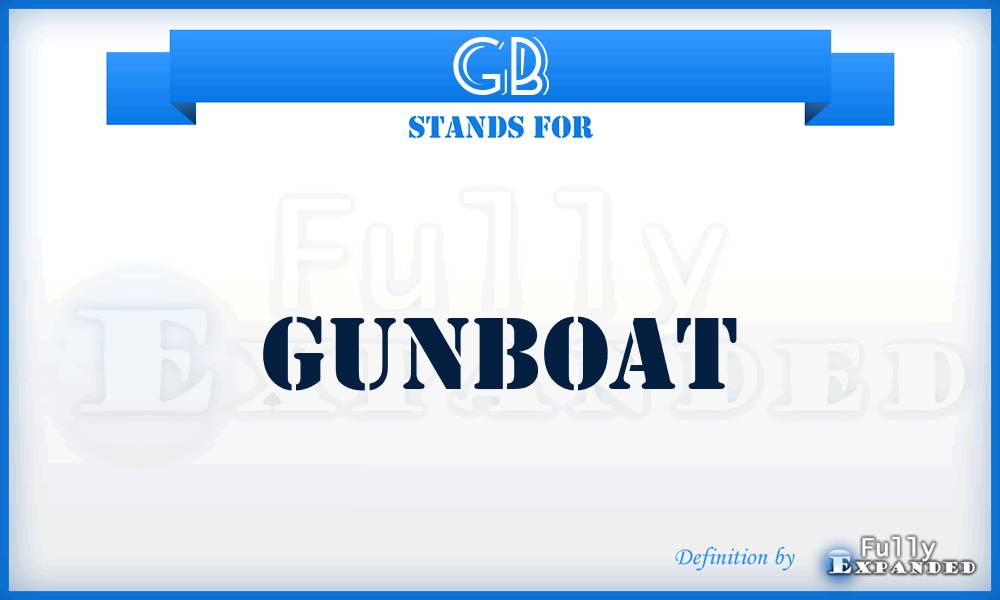 GB - GunBoat