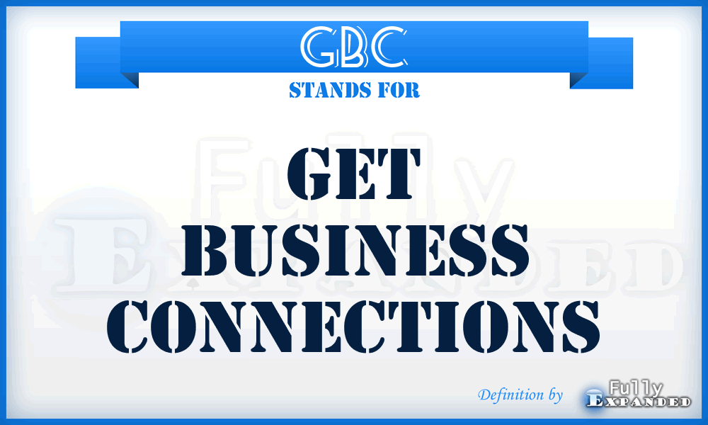 GBC - Get Business Connections