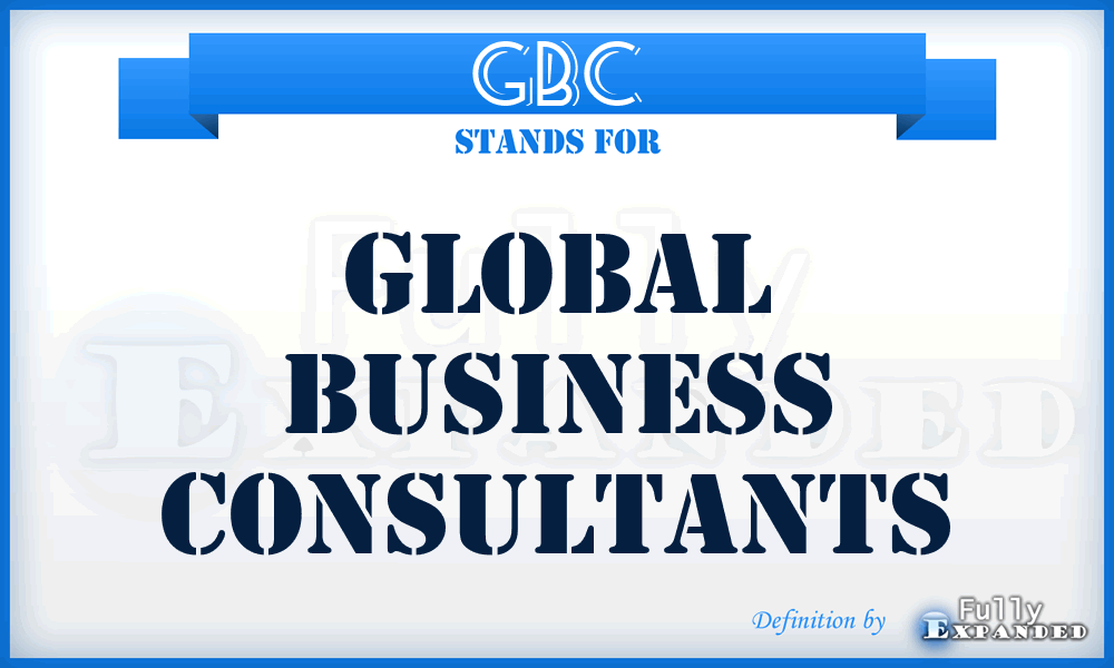 GBC - Global Business Consultants