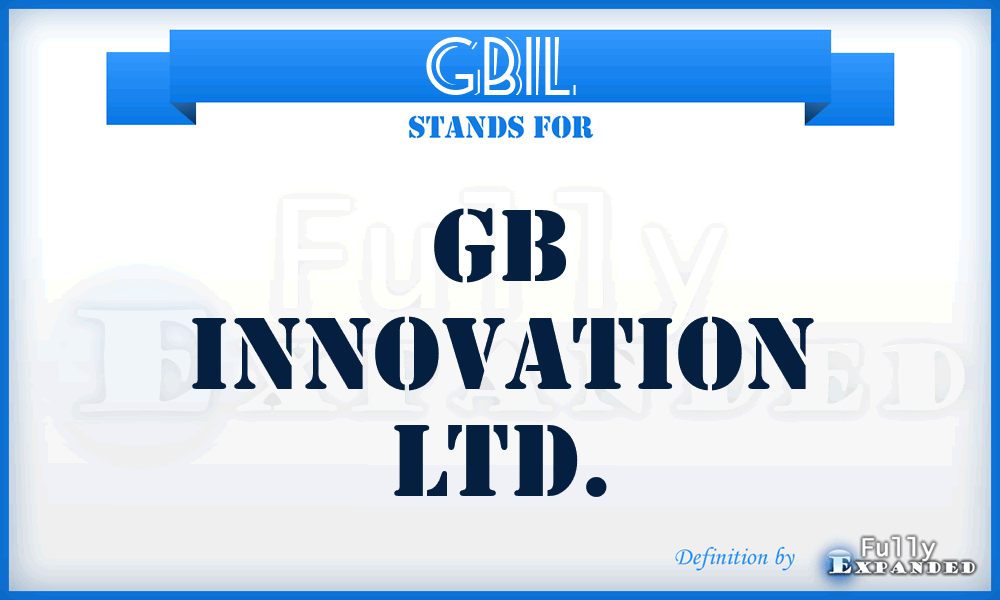 GBIL - GB Innovation Ltd.