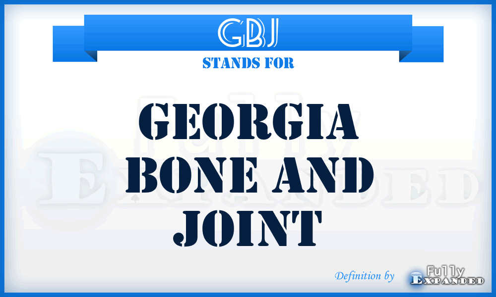 GBJ - Georgia Bone and Joint