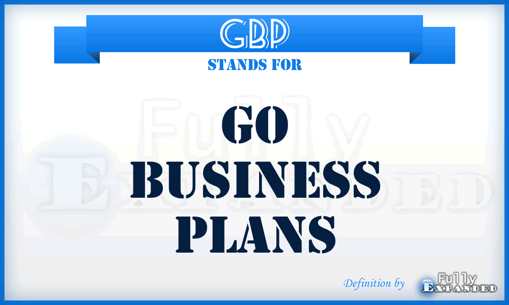 GBP - Go Business Plans