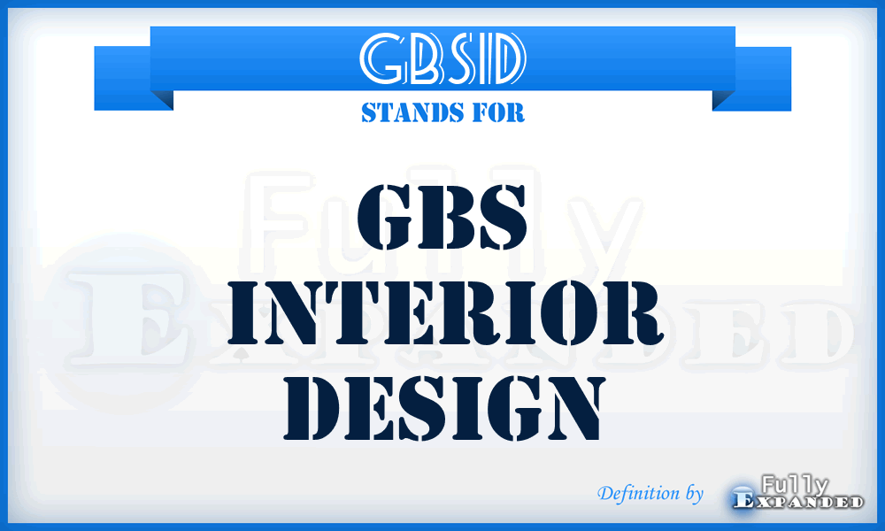 GBSID - GBS Interior Design