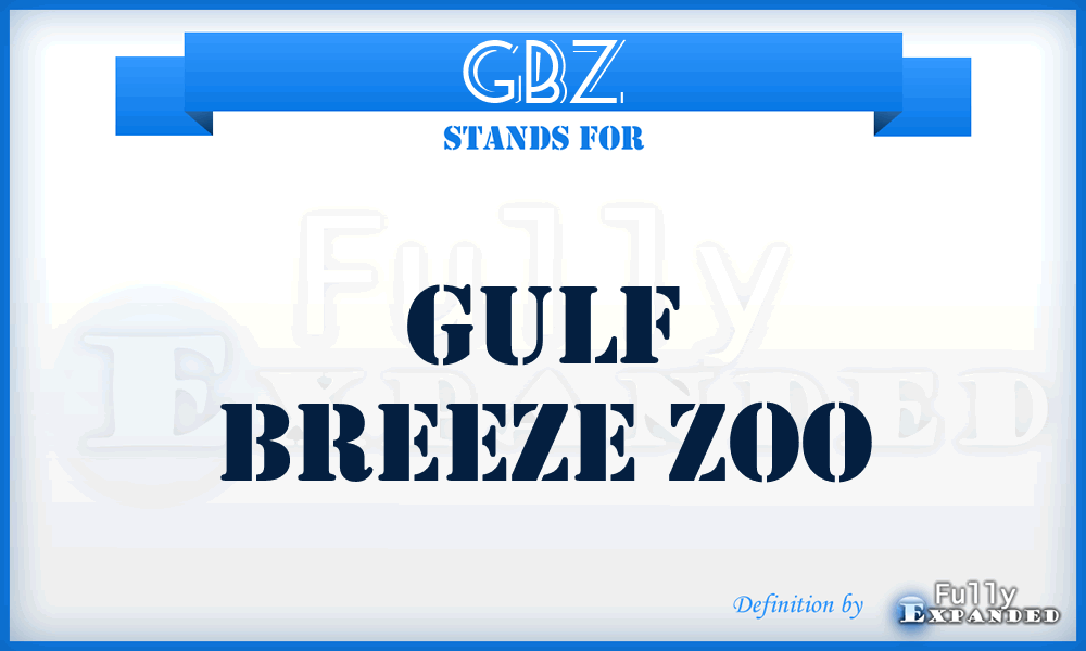GBZ - Gulf Breeze Zoo