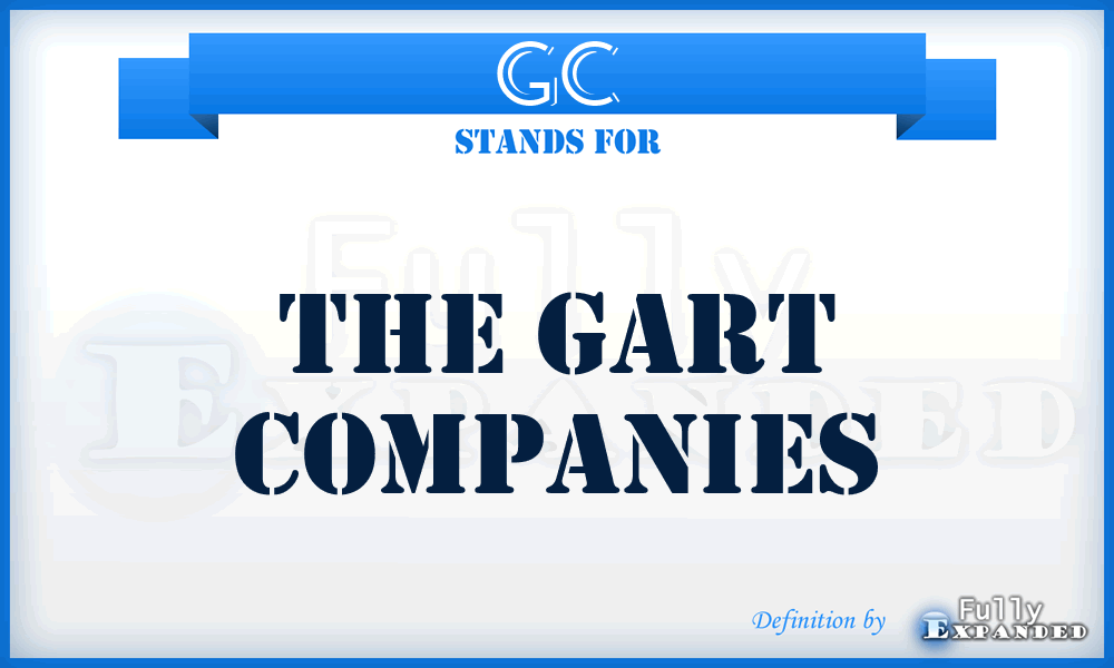 GC - The Gart Companies