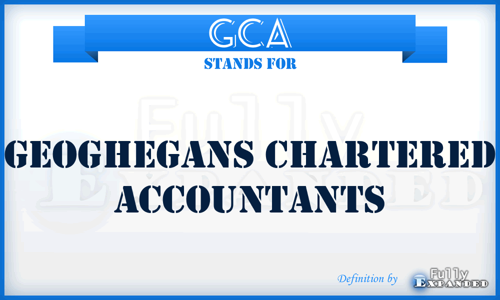 GCA - Geoghegans Chartered Accountants