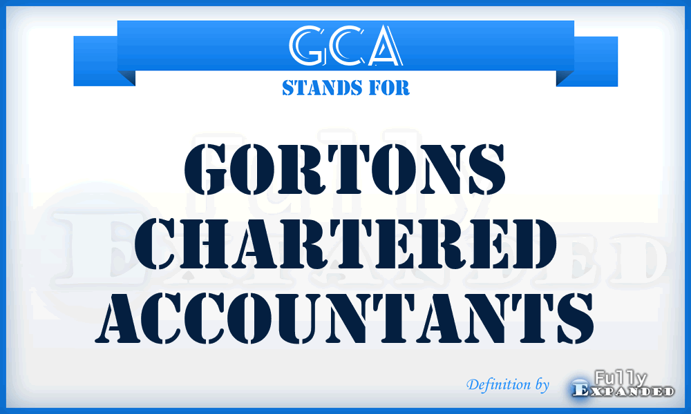 GCA - Gortons Chartered Accountants