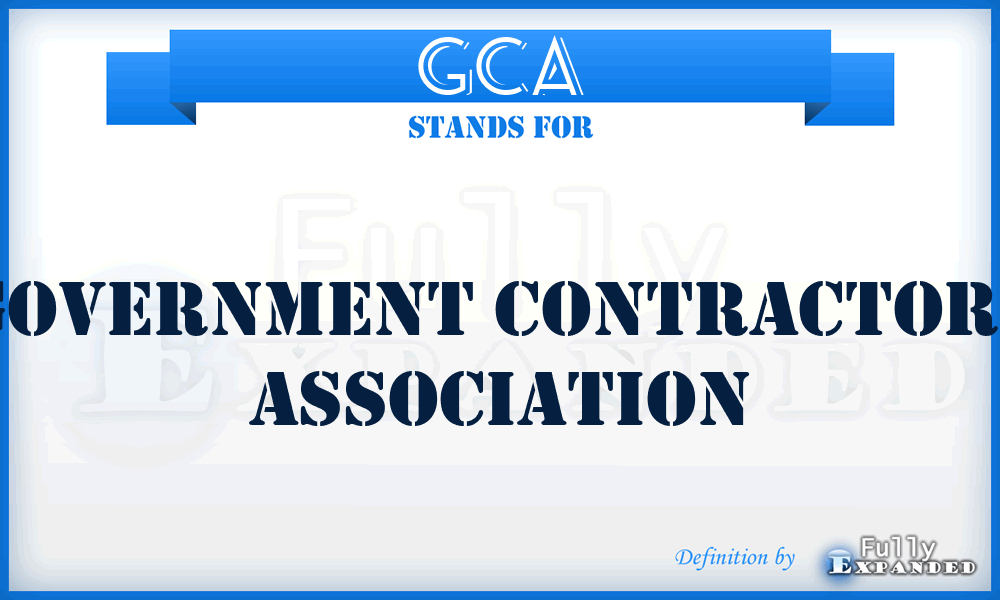GCA - Government Contractors Association